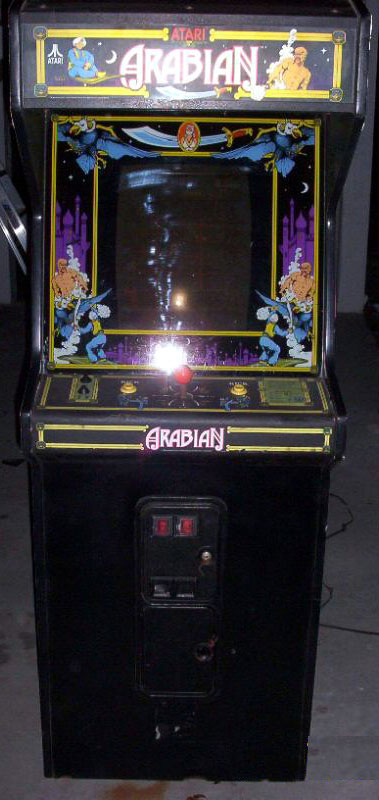 Atari Arabian Arcade Video Game