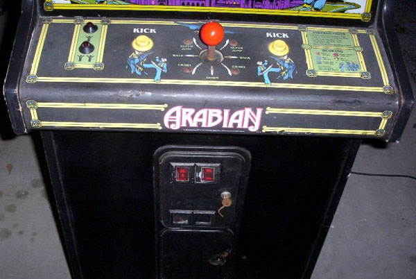 Atari Arabian Arcade Video Game