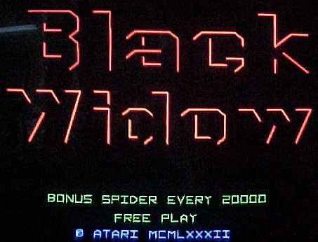 Atari Black Widow Vector Arcade Video Game