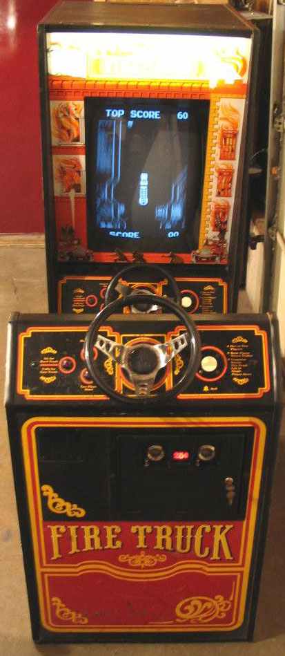 Atari Fire Truck Arcade Video Game