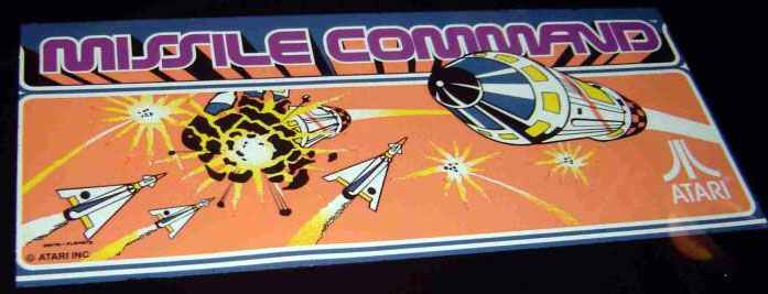 Atari Missile Command Arcade Video Game