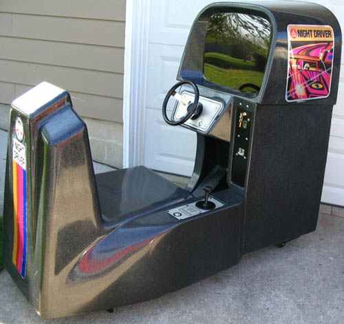 Atari Night Driver Arcade Video Game