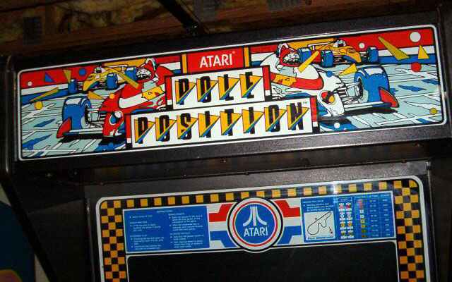 Atari Pole Position Arcade Video Game