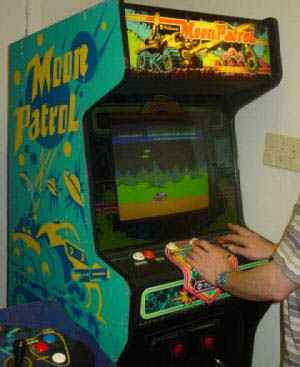 Moon Patrol Arcade Video Game - Photo