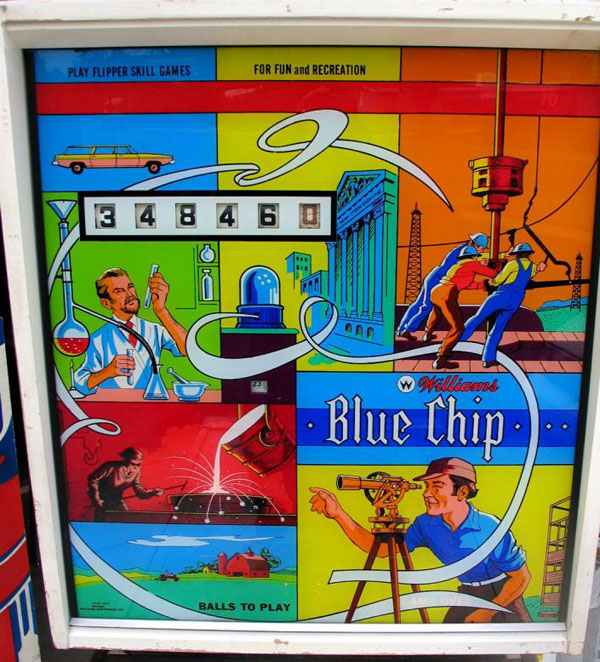 Blue Chip Pinball By Williams  - Photo