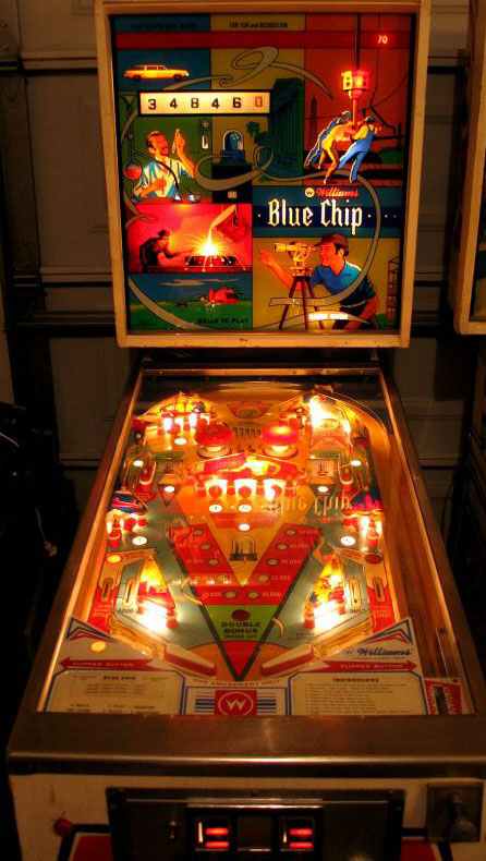 Blue Chip Pinball By Williams  - Photo