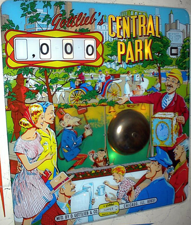 Central Park Pinball By Gottlieb - Photo