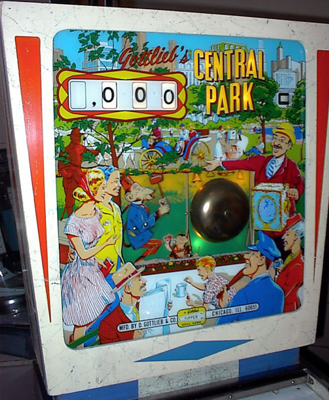 Central Park Pinball By Gottlieb - Photo