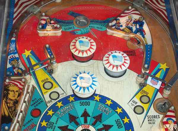 Details about   ONE ORIGINAL BALLY FREEDOM PINBALL MACHINE POP JET BUMPER CAP 2 AVAIL 