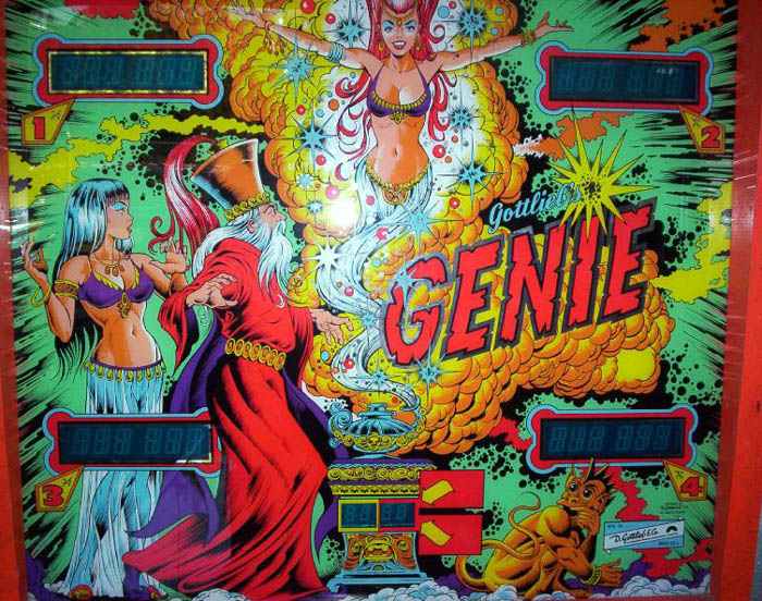 Genie Pinball By D. Gottlieb - Photo