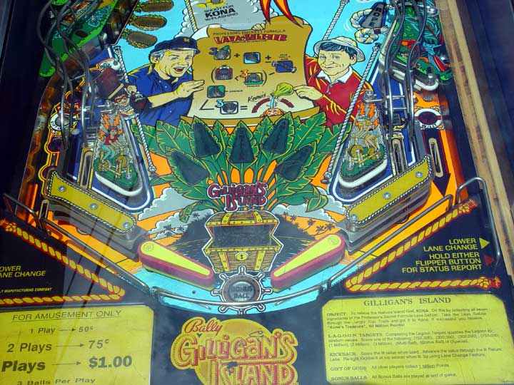 Gilligan's Island Pinball By Bally - Photo