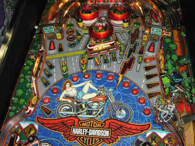 bally harley davidson pinball machine