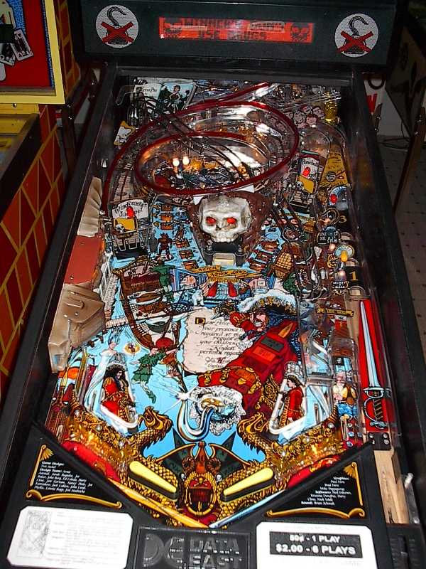 Hook Pinball By Data East - Photo