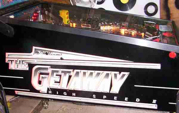 High Speed II The Getaway - Pinball Image