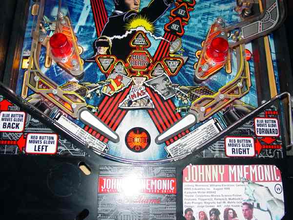 Johnny Mnemonic - Pinball Image