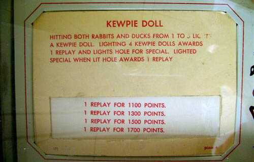 Kewpie Doll Pinball By D. Gottlieb - Photo