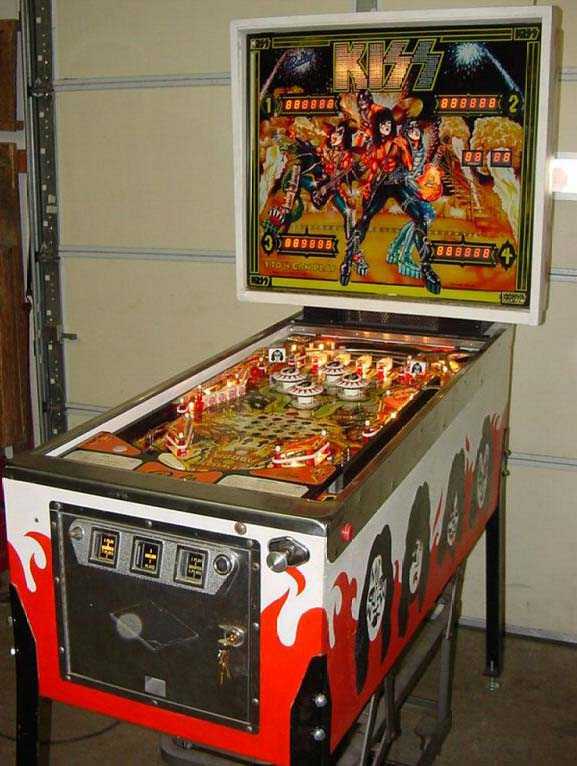 kiss tabletop pinball machine