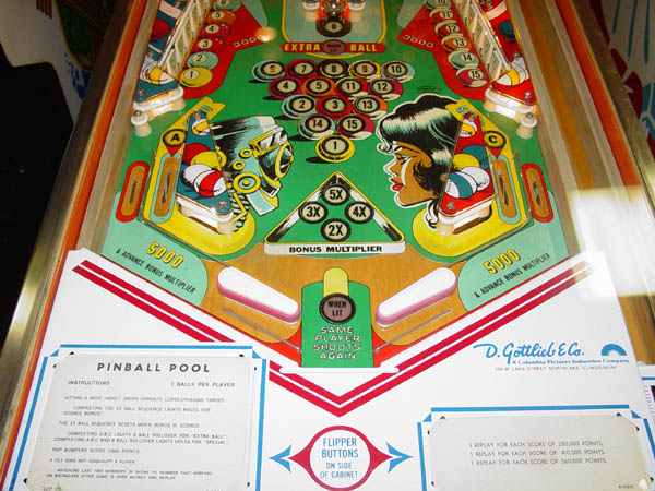 Pinball Pool Pinball By D. Gottlieb & Company - Photo