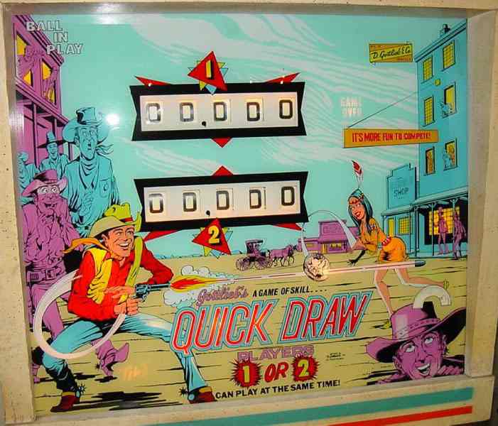 Quick Draw Pinball By Gottlieb - Image