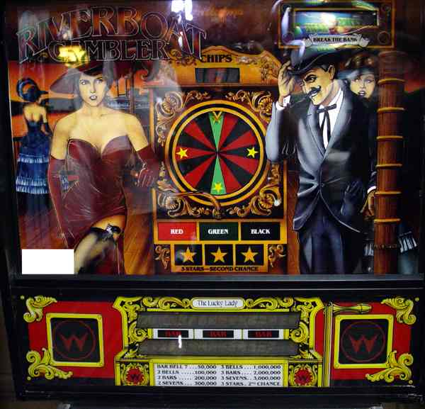 Riverboat Gambler - Pinball Machine Image