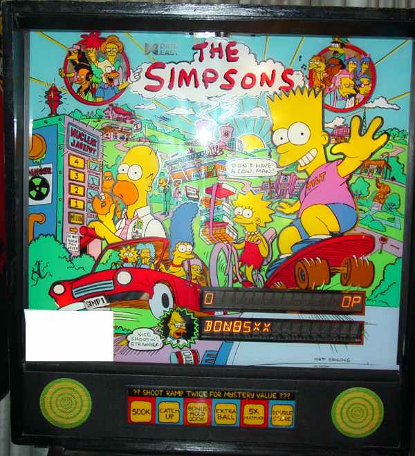 Simpsons - Pinball Machine Image