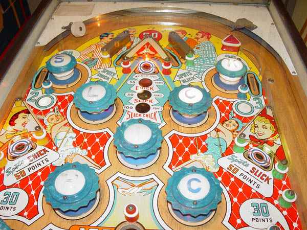 Slick Chick Pinball By D. Gottlieb & Company - Photo