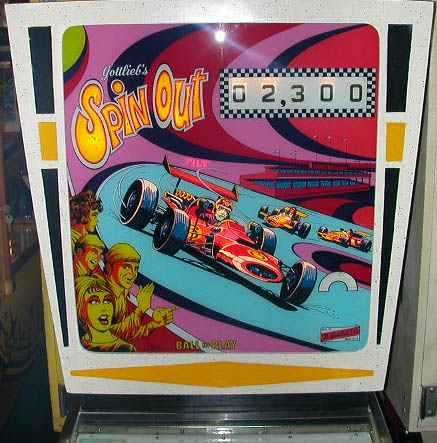 Spin Out Pinball By D. Gottlieb - photo