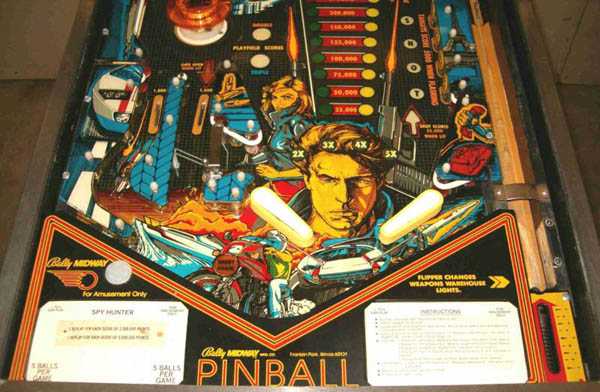 Spy Hunter Pinball By Bally - Photo