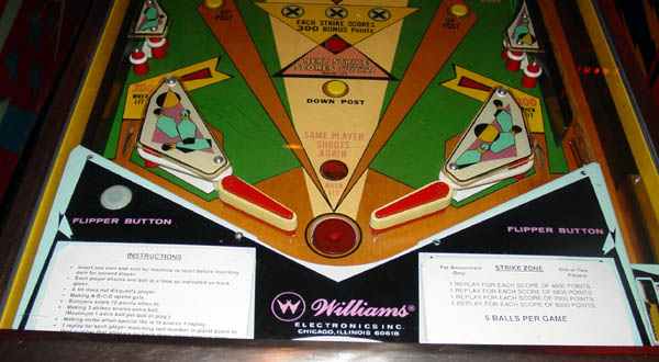 Strike Zone Pinball By Williams - Photo