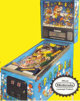 Super Mario Brothers - Pinball Machine Image