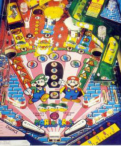 Super Mario Brothers - Pinball Machine Image