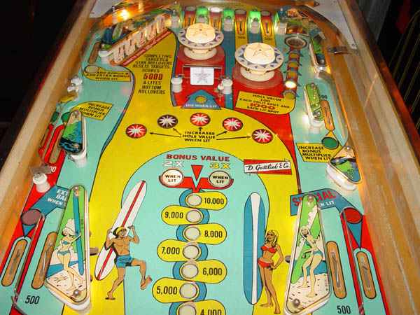 Surfer Pinball By D. Gottlieb - Photo