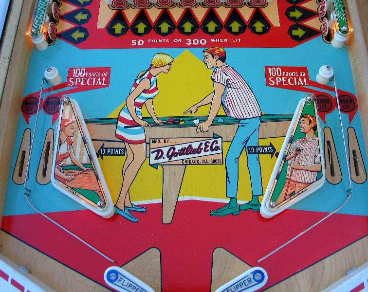 Target Pool Pinball By D. Gottlieb & Company