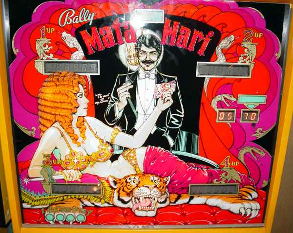 Mata Hari - Pinball Image