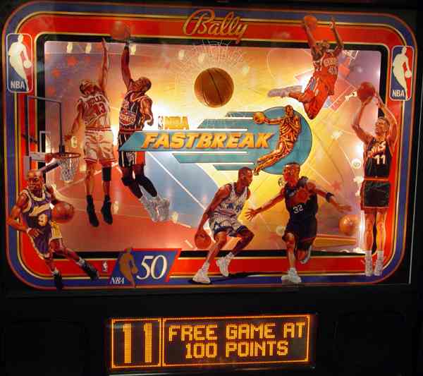 NBA Fastbreak - Pinball Image