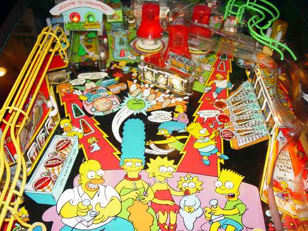 Simpsons - Pinball Machine Image
