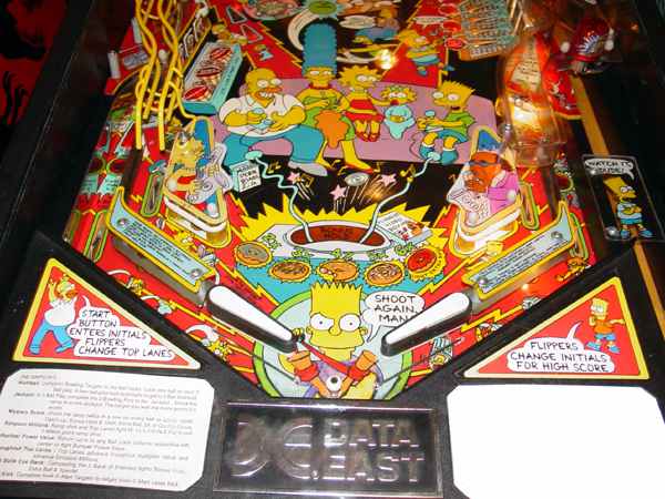 Simpsons - Pinball Machine Image