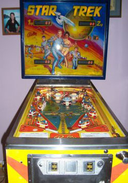 Star Trek Pinball By Bally 1978 - Photo