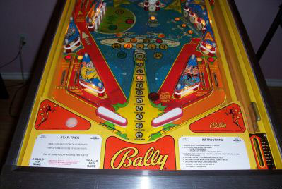 Star Trek Pinball By Bally 1978 - Photo