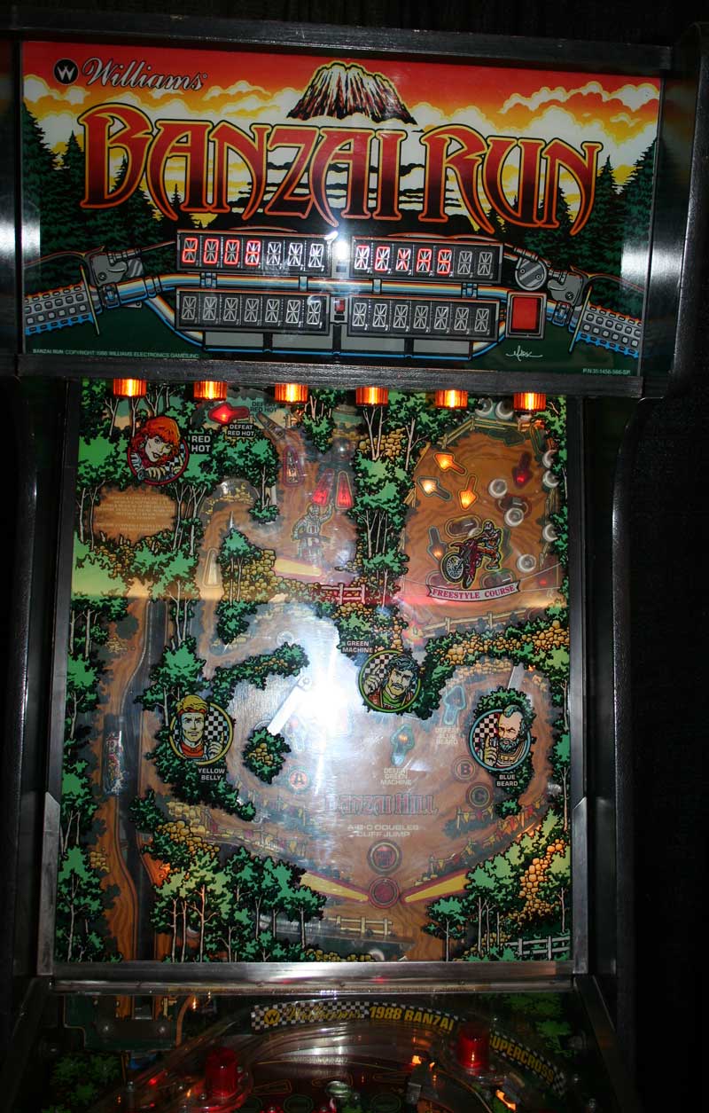 Banzai Run Pinball By Williams - Photo Banzai Run Pinball By Williams - Photo