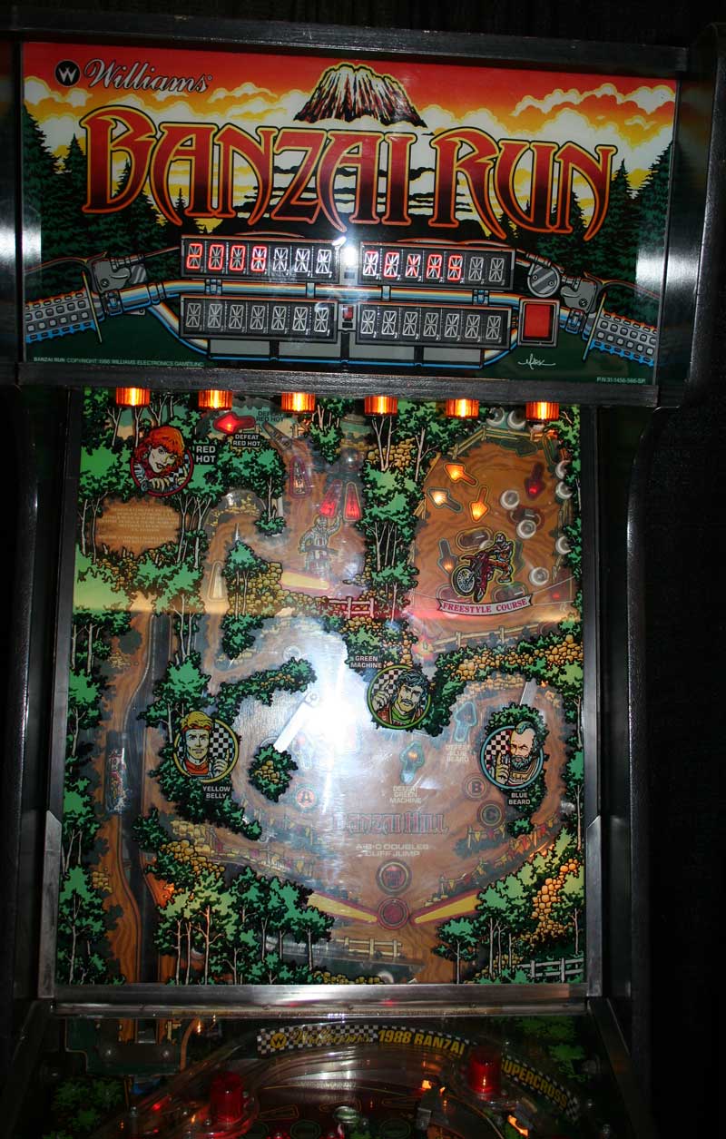 Banzai Run Pinball By Williams - Photo