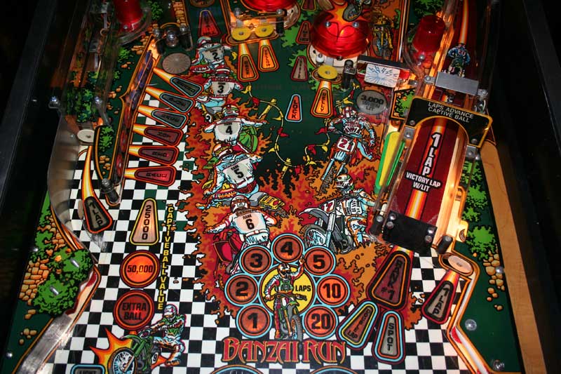 Banzai Run Pinball By Williams - Photo Banzai Run Pinball By Williams - Photo