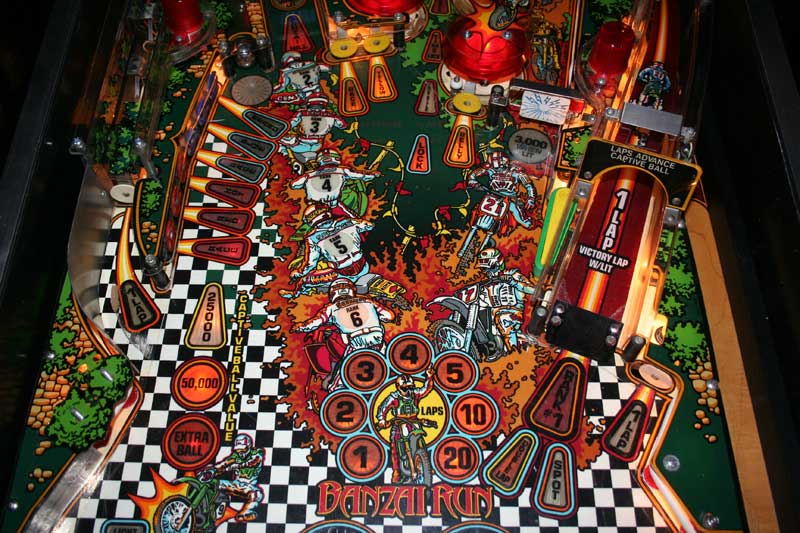 Banzai Run Pinball By Williams - Photo