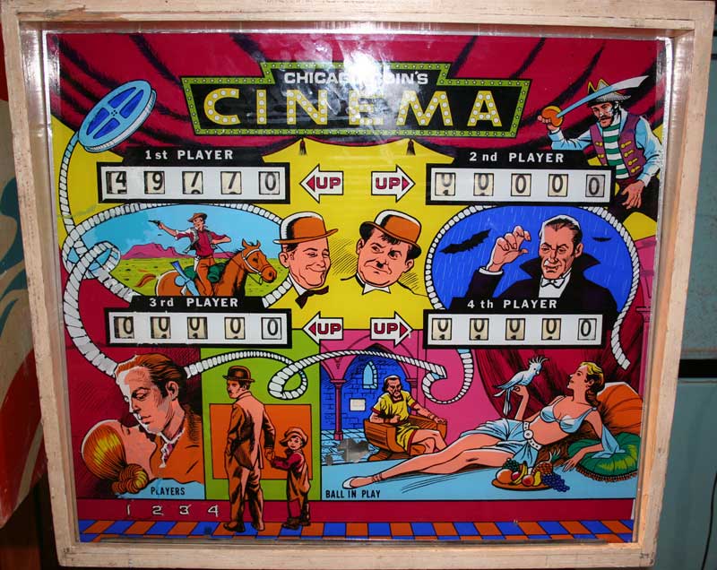 Cinema Pinball By Chicago Coin - Photo