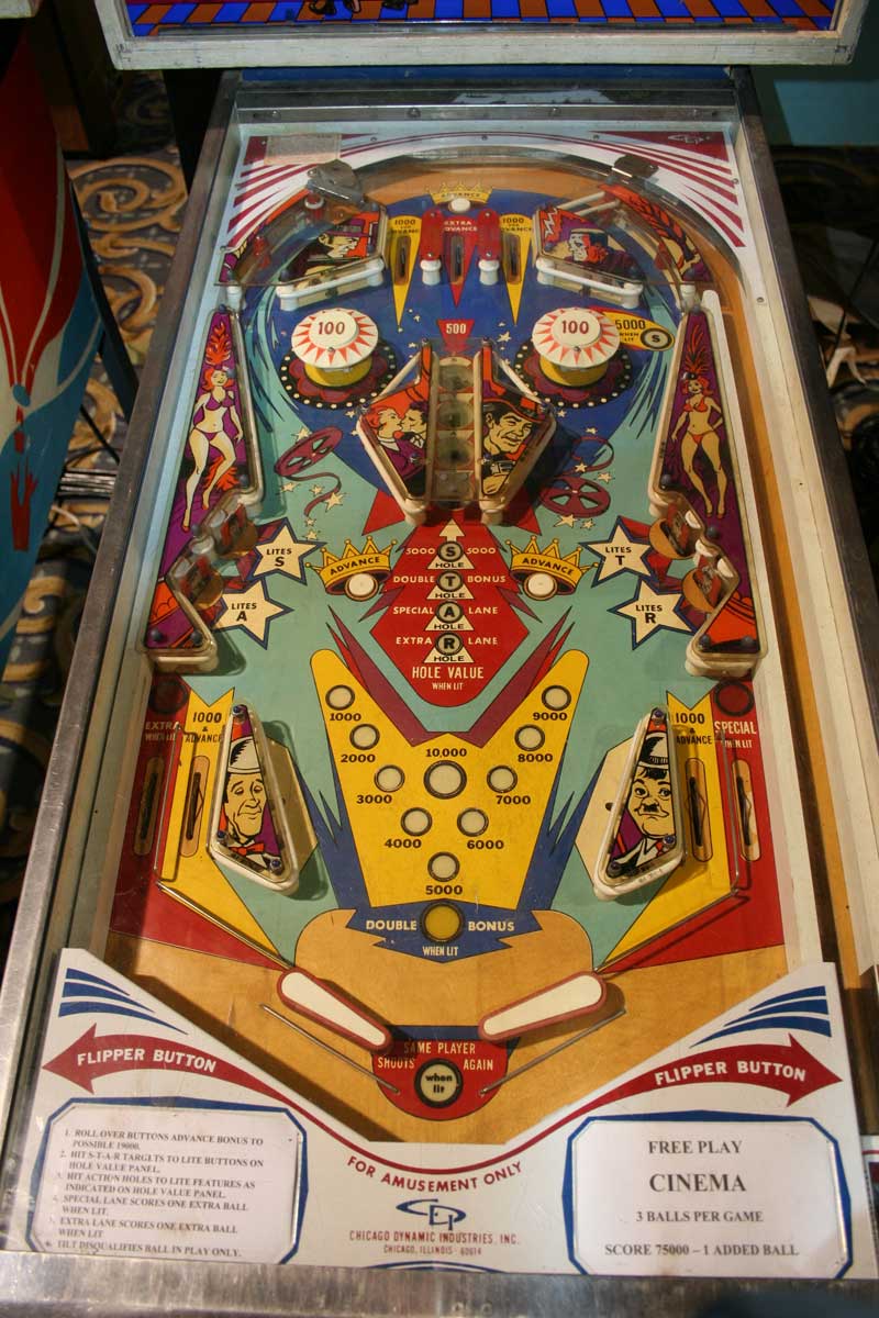 Cinema Pinball By Chicago Coin - Photo