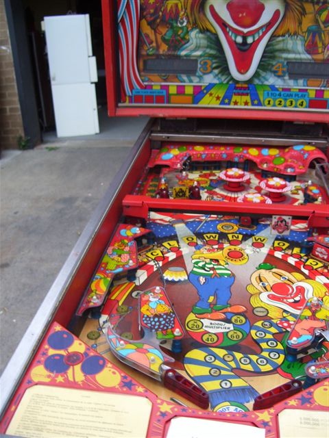Clown Pinball By Zaccaria of 1985 - Photo Clown Pinball By Zaccaria of 1985 - Photo