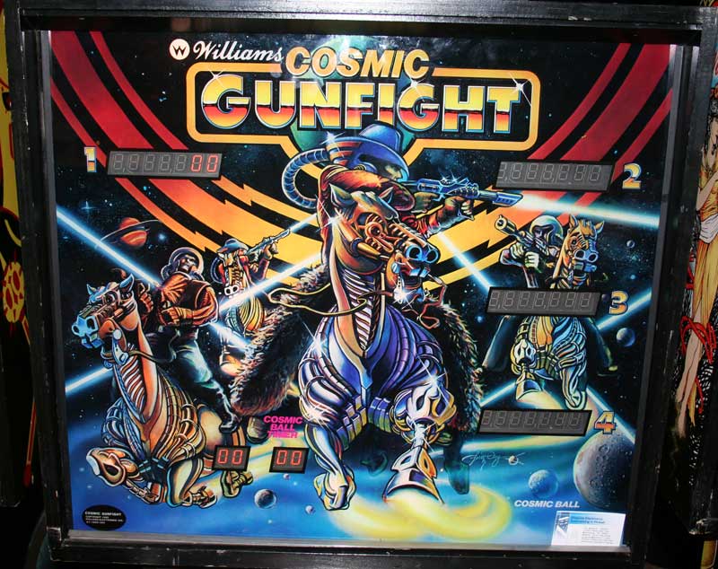 Cosmic Gunfight Pinball By Williams - Photo Cosmic Gunfight Pinball By Williams - Photo