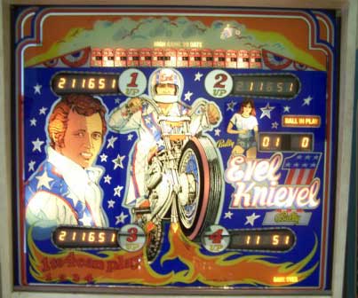 Evel Knievel Pinball By Bally - Photo