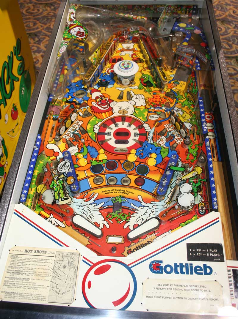 Hot Shots Pinball By Gottlieb - Photo