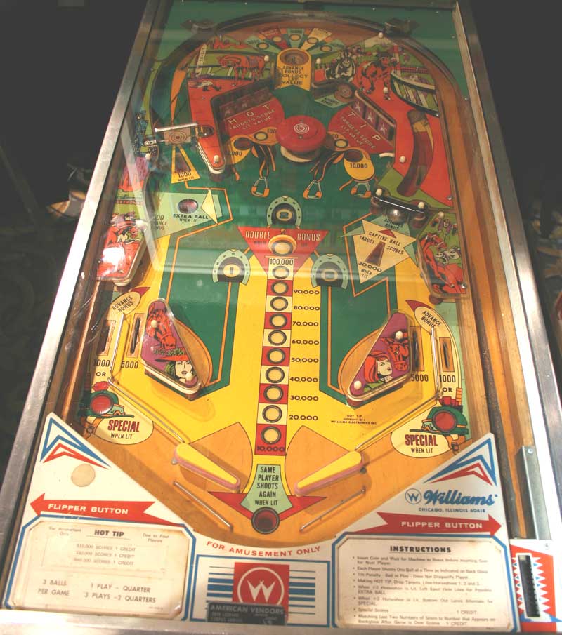 Hot Tip Pinball By Williams - Photo